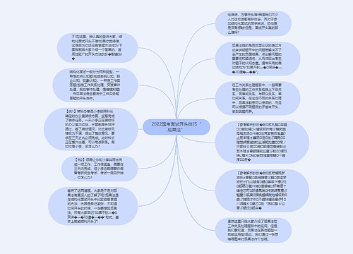 2022国考面试开头技巧“后果法”