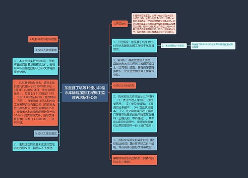 东至县丁坑等19座小㈡型水库除险加固工程施工监理再次招标公告