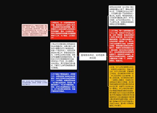 国考报名将近,如何选择岗位呢 国考报名将近,如何选择岗位呢