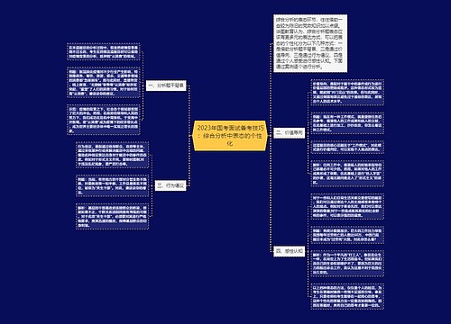  2023年国考面试备考技巧：综合分析中表态的个性化