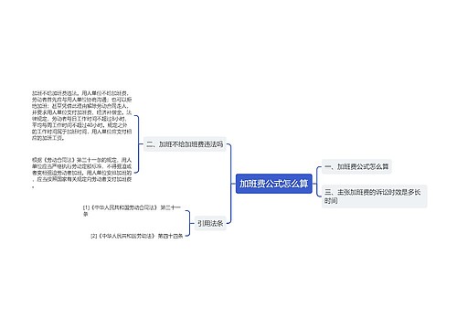 加班费公式怎么算