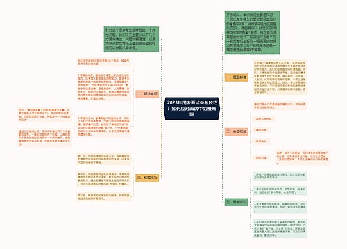  2023年国考面试备考技巧：如何应对面试中的漫画题