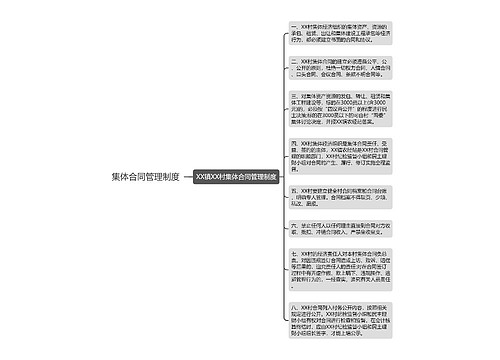 集体合同管理制度