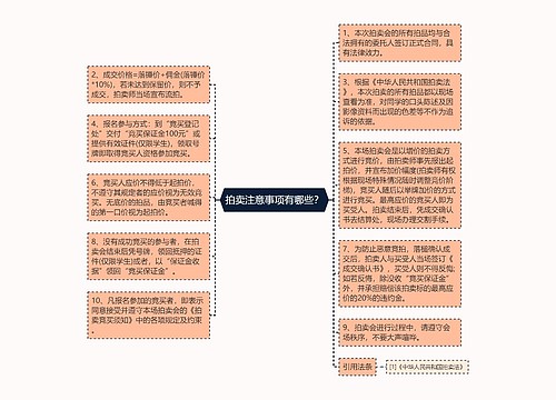 拍卖注意事项有哪些？