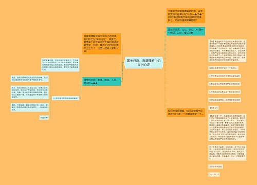 国考行测：言语理解中的举例论证