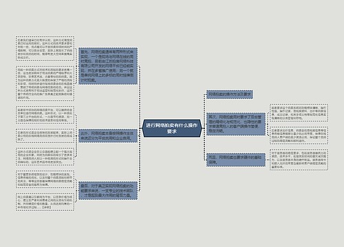 进行网络拍卖有什么操作要求
