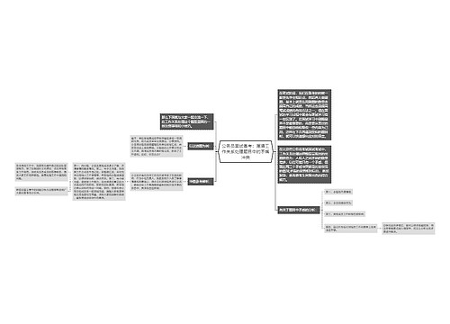 公务员面试备考：厘清工作关系处理题目中的矛盾冲突