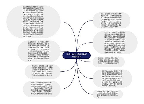 燕郊土地出让招标条款疑似量体裁衣