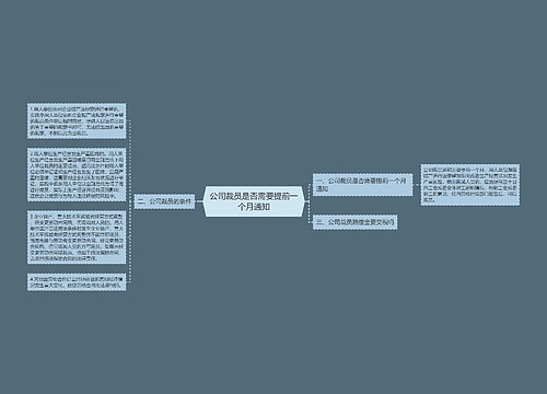 公司裁员是否需要提前一个月通知