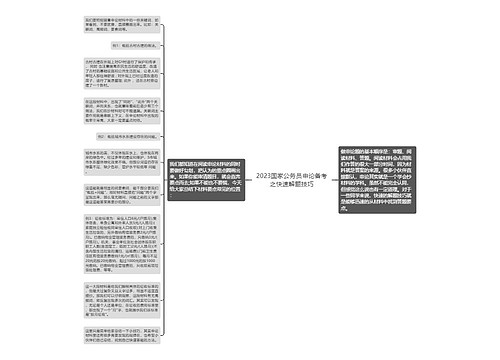 2023国家公务员申论备考之快速解题技巧