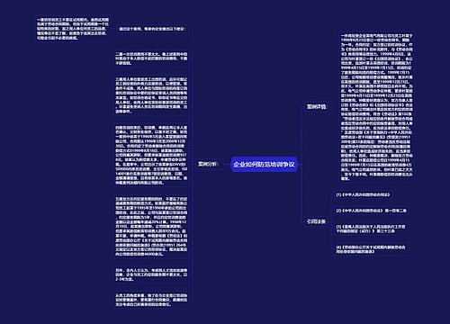 企业如何防范培训争议