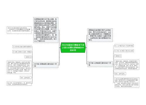 2022年国考行测备考干货之语义轻重在逻辑填空中的妙用