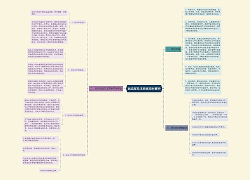 标流程及注意事项有哪些