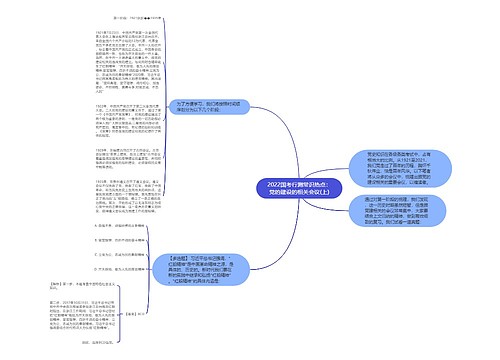 2022国考行测常识热点：党的建设的相关会议(上)