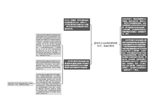 国考申论归纳概括题答题技巧：答案的删减