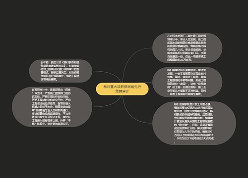 秭归重大项目招标前先行预算审计