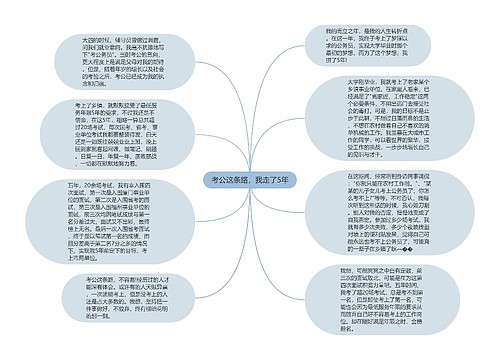 考公这条路，我走了5年