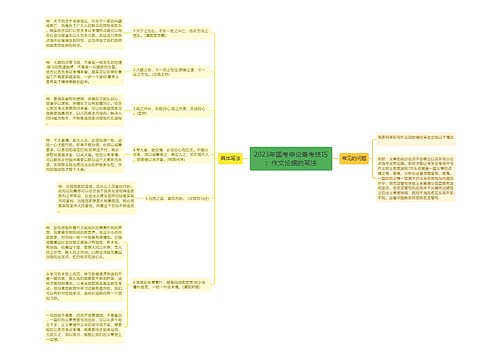2023年国考申论备考技巧：作文论据的写法
