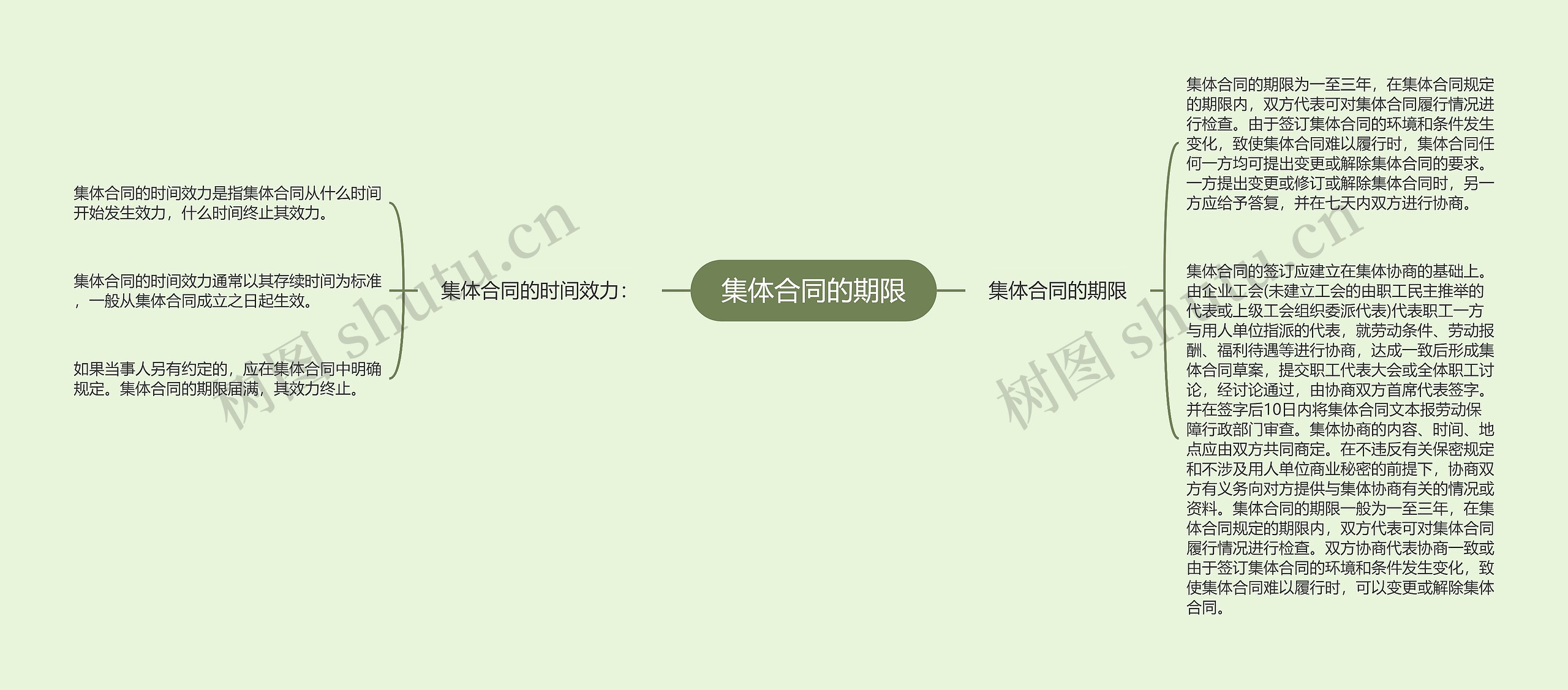集体合同的期限