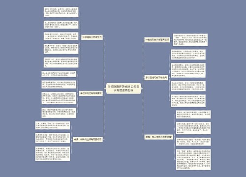 白领隐婚怀孕被辞 公司自认有理遂再起诉