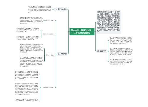 国考申论文章写作技巧：三步成文之倡议书