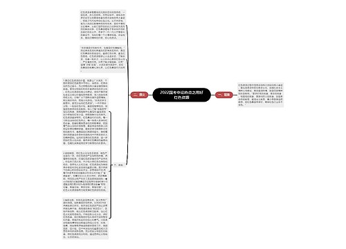 2022国考申论热点之用好红色资源