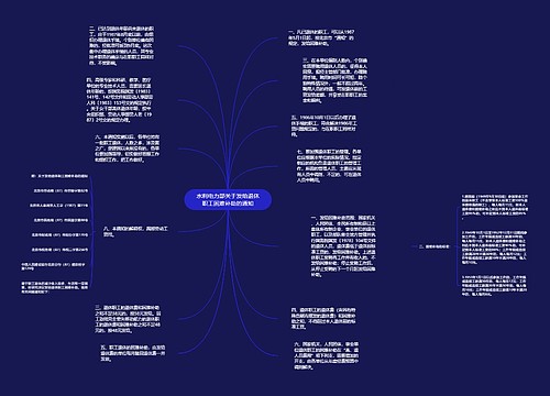 水利电力部关于发给退休职工困难补助的通知 水利电力部关于发给退休职工困难补助的通知