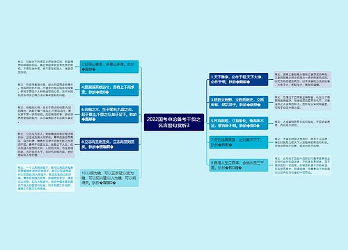 2022国考申论备考干货之名言警句赏析3