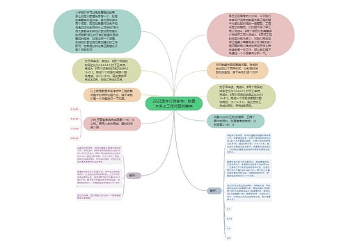 2022国考行测备考：数量关系之工程问题统筹类