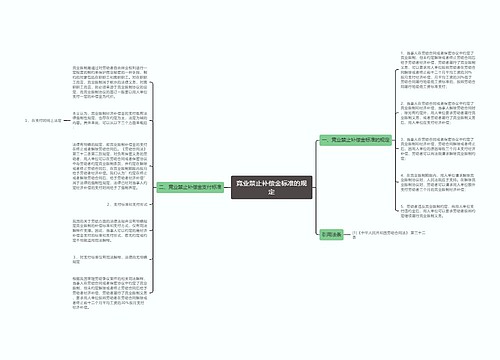 竞业禁止补偿金标准的规定