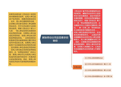 解除劳动合同是否要承担赔偿