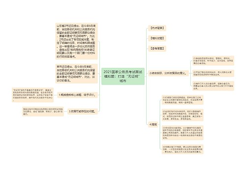 2021国家公务员考试面试模拟题：打造“无证明”城市