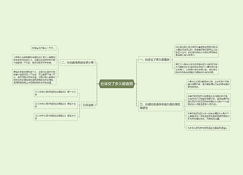 社保交了多久能查到