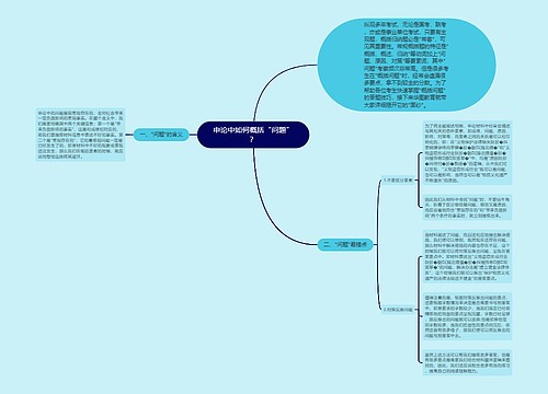 申论中如何概括“问题”？