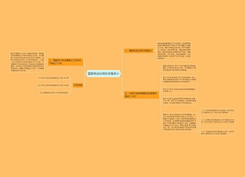 国家规定加班时间是多少