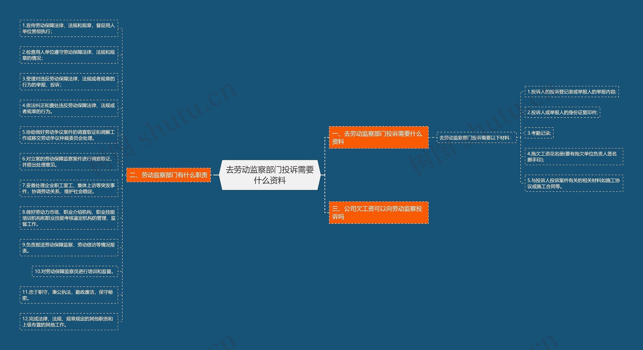 去劳动监察部门投诉需要什么资料