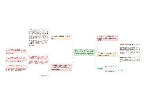 无劳动关系用人单位也要承担工伤责任的2种情形