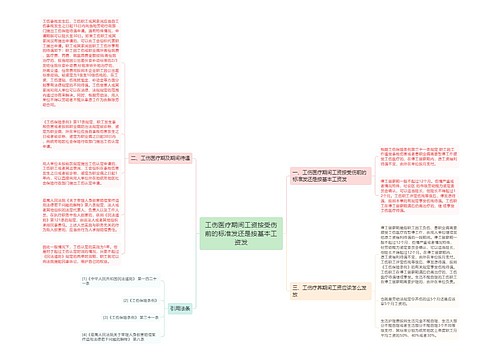 工伤医疗期间工资按受伤前的标准发还是按基本工资发