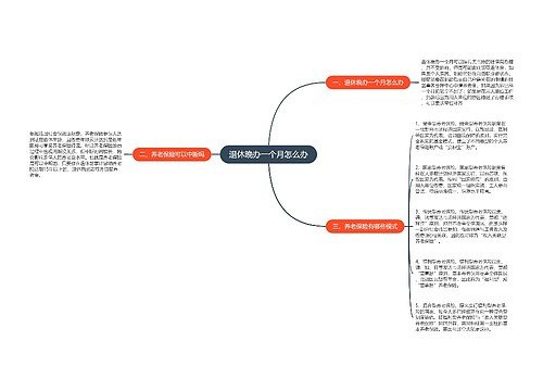 退休晚办一个月怎么办