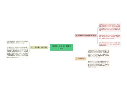 住院医生规培休产假要延毕吗