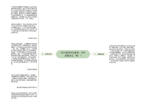 2022国考申论备考：评价类题怎么“破”?