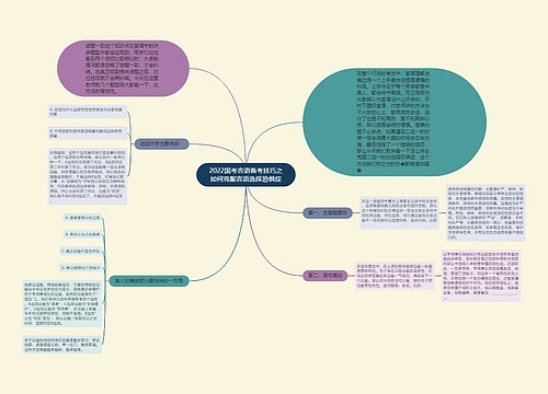 2022国考言语备考技巧之如何克服言语选择恐惧症