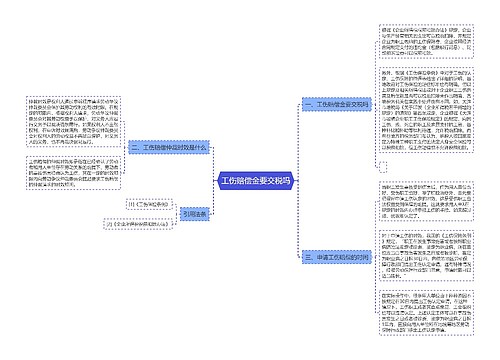 工伤赔偿金要交税吗