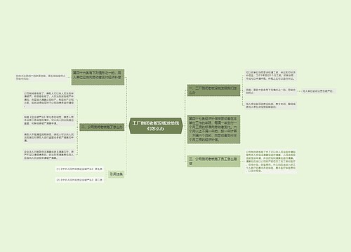 工厂倒闭老板没钱发给我们怎么办