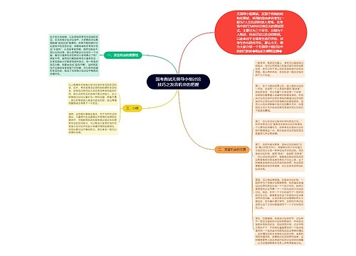 国考面试无领导小组讨论技巧之发言机会的把握