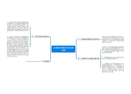 公司被合并是否支付经济补偿