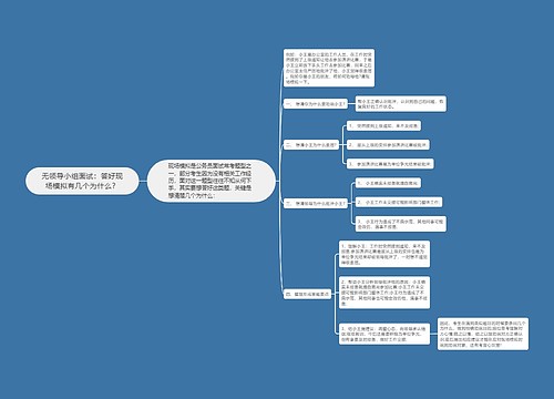 无领导小组面试：答好现场模拟有几个为什么？