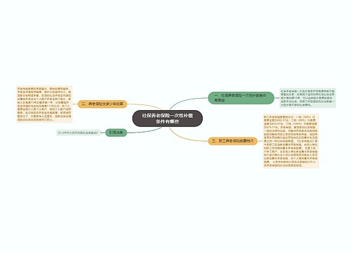 社保养老保险一次性补缴条件有哪些