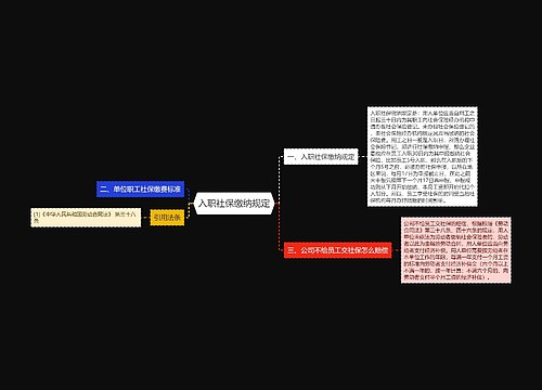 入职社保缴纳规定