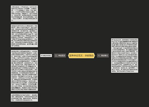 国考申论范文：体教融合